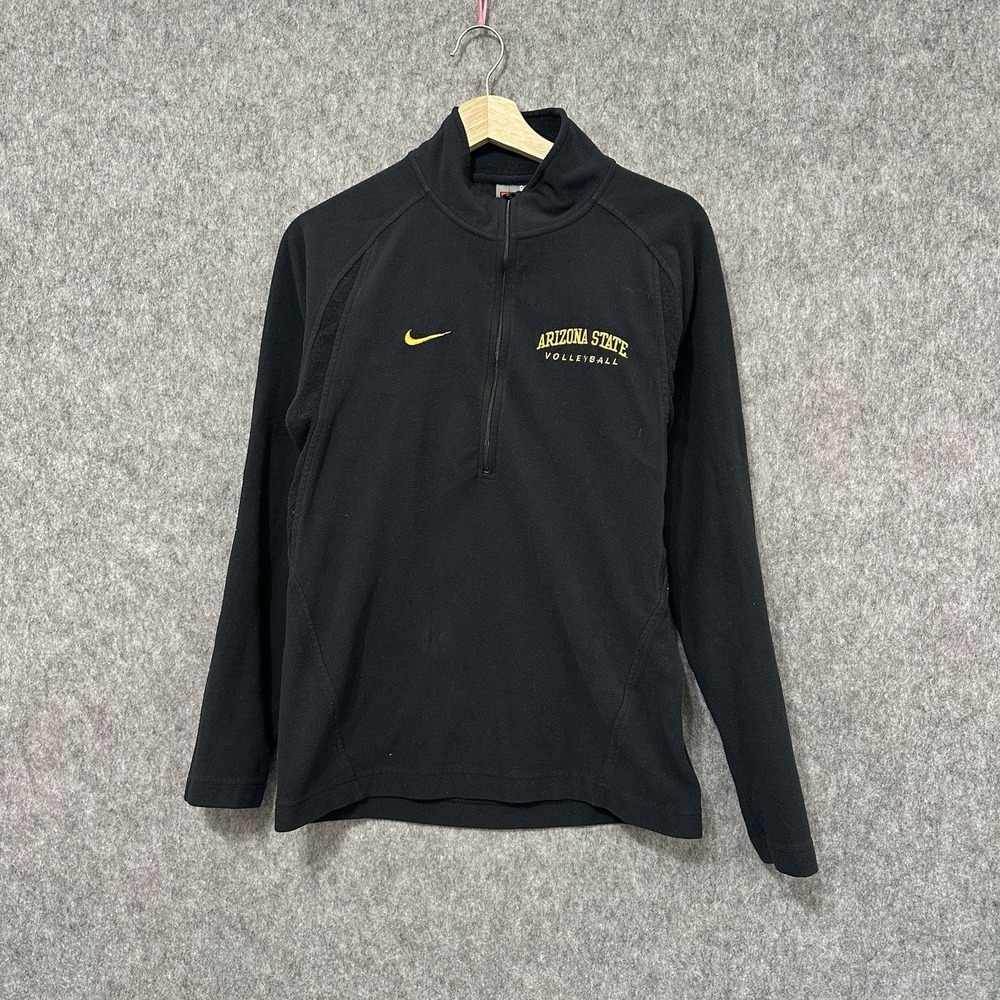 Nike Fit Therma Arizona State Volleyball 1/4 Zip Pullover Black Women's S